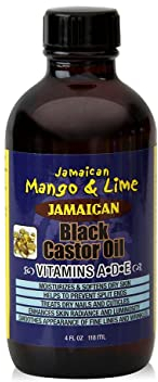 Vitamins A D & E Black Castor Oil by Jamaican Mango