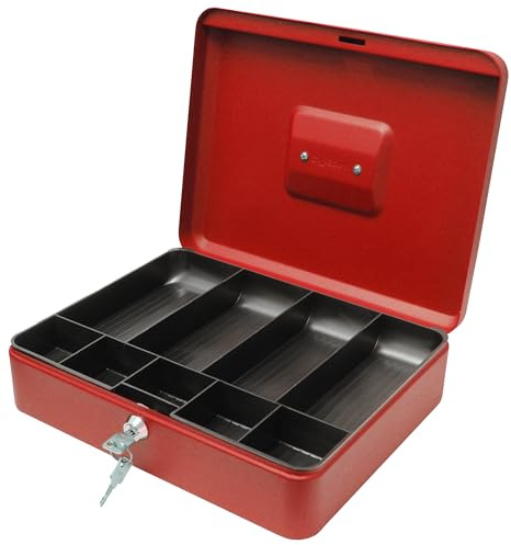 Geldkassette (25,4 cm) rot