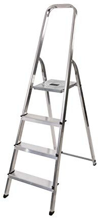 Escabeau Domestique Pliable 4 marches Selekta MixAlu