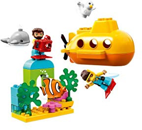 LEGO 10910 DUPLO Town Submarine Adventure Bath Toy, Air Bubbles, Set for 2 Year Old