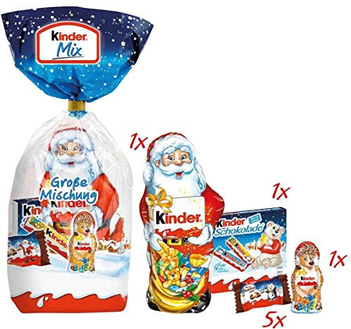 kinder Mix Weihnachts-Beutel mit großer Mischung , 202g