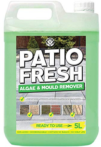 GardenersDream Patio Cleaner 1 x 5L - Ready To Use Outdoor Algae & Mould Remover for Fencing Decking Patios Outside Ready 5 Litre Bottle of Pet Safe Just Simply Spray Solution