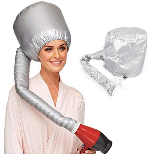 DOBO® Casco per asciugatura cuffia asciugacapelli con elastico per attacco a phon