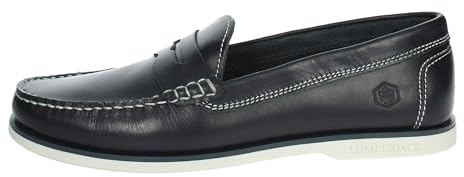 Lumberjack Navigator Scarpe da Barca, Uomo, Blu (Navy Blue/White M0159), 41 EU (7 UK)