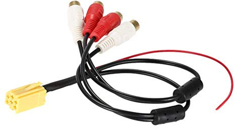 Auto-O-Kabel, beliebter Auto-O-Adapter, Mini-Adapter, 6-polig, AUX-Ausgang, 4 Buchse, Kabel 4