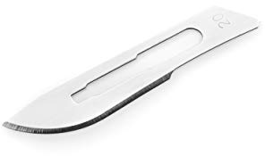 REMOS Skalpellklinge Nr. 20-100 Stück für Halter Nr. 4