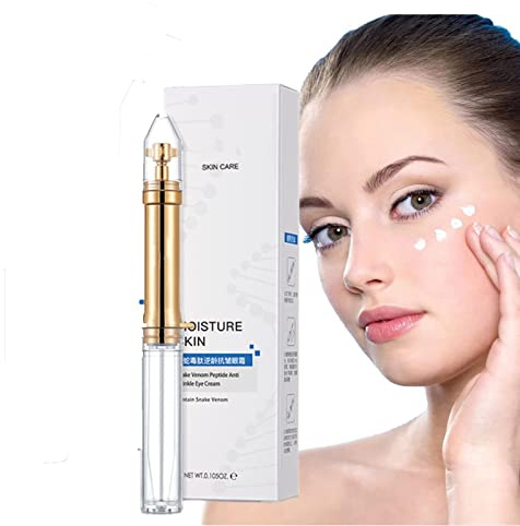 Snake Venom Crème contour des yeux antirides au peptide Crème contour des yeux au venin de serpent Crème contour des yeux antiâge à réduction rapide Facile à enlever Cernes Rides
