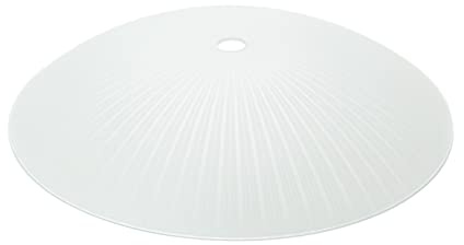 Ersatzglas für Deckenleuchte 30cm mit Streifenmuster