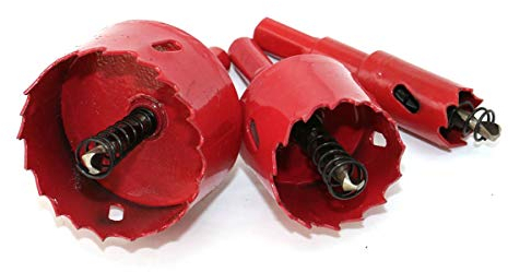 KhUKhu 1 Stücke 16mm-200mm Bohrer Lochsäge Spiralbohrer Fräser Elektrowerkzeug Metall Löcher Bohren Kit Zimmerei Werkzeuge für Holz Stahl 100mm