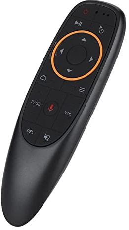 Control Remoto Inalámbrico de Teclado Air Mouse de Voz 2.4G con Giroscopio, Alcance de 10 Metros, Control de Sonido, Diseño Ergonómico para TV Box PC