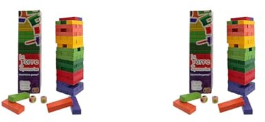 Aquamarine Games-La Torre de Colores, Miscelanea, 7 a 99 años (Compudid CP006) (Paquete de 2)