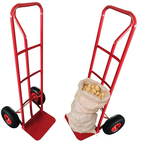 Trolley On Wheels With Large Toe Plate Heavy Duty Hand Truck Multi Purpose Barrow Sack Hand Truck (1)