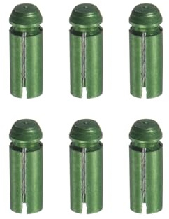 M METERXITY 6er Pcs Dart Flight Protectors - Aluminium Dart Zubehör, Geeignet Für Darts Spiele/Party/Unterhaltung Grün