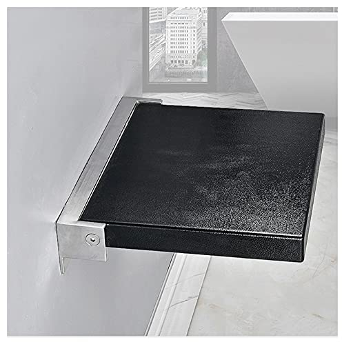 CRBUDY Duschstuhl, Faltbare Duschbank, versteckter, an der Wand hängender Klappstuhl, Badezimmer- und Duschstuhl, Veranda-Schuhwechsel-Klapphocker, Haushaltsduschsitz
