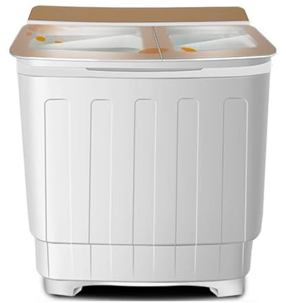 MGHRUE Lavadora Doméstica De Gran Capacidad De Doble Tina, Potencia De Lavado De 430 W, Potencia De Deshidratación De 160 W, Lavadora Superpotente