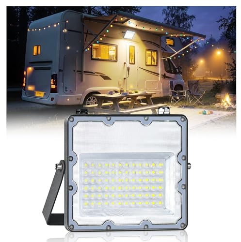 antom LED Arbeitsscheinwerfer 12-80V 20400LM led Scheinwerfer IP68 Wasserdicht zusatzscheinwerfer für Outdoor-Abenteuer – Perfekt für Camping, Reisen und Fahrzeugwartung