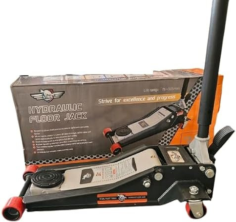 Rangierwagen Utra Flach 3 Tonnen mit Fußpedal Wagenheber 75-505mm