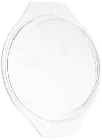 OSALADI Heat Resistant Glass Splatter Guard Lid for Microwave and Oven Splash Cover for Ceramic Bowls Splatter Protector for Steaming and Baking Dishwasher Safe