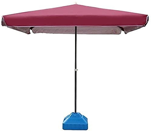 Ombrellone quadrato da 18 cm, per giardino, balcone, terrazza e terrazza, protezione dai raggi UV ed elegante soluzione ombreggiante