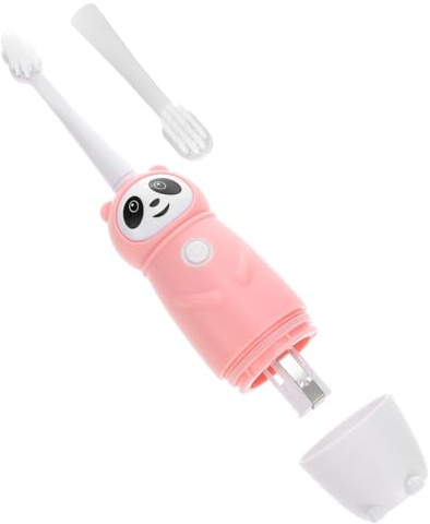 WATIIFUFU Automatische Kinderzahnbürste mit Weichen Borsten Cartoonmotiv Hautfreundlich Jahre Elektrische Zahnpflege für Jungen und Mädchen Inklusive Bürstenköpfe