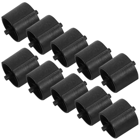 Gogogmee 10 dispenser di nastro adesivo in plastica, nucleo di ricambio universale per dispenser di nastro adesivo, antiscivolo, per ufficio e scuola