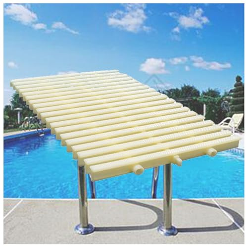 WEKONUMEX Rejilla de desbordamiento de Drenaje for Piscina, Color Hueso, 15-30cm x 100cm, Paquete de 2-20(18x100CM/2pcs)