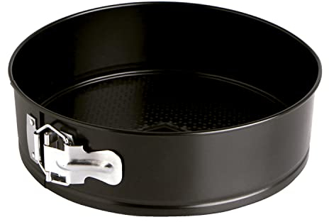 Quid Sweet Grey Molde Redondo Desmontable Acero Pintado 28 cm Negro