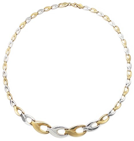 Bicolor Damen-Collier aus 333/ Gold - Länge: 43 cm