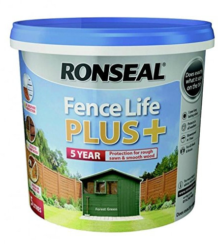 Ronseal Fence Life Plus Forest Green 9L