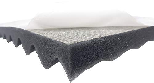 Akustikschaumstoff SELBSTKLEBEND TYP 100x200x3 Noppenschaumstoff Schalldämmmatten zur effektiven Akustik Dämmung