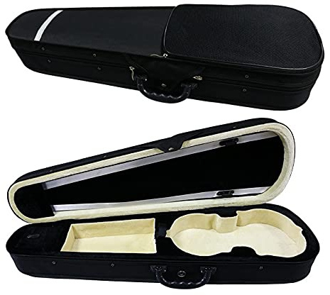 XQHDWEC 4/4 Geigenkoffer in Voller Größe, Professionelle Robuste Taschen Hartschalenkoffer Leichte, Verstellbare Riemen
