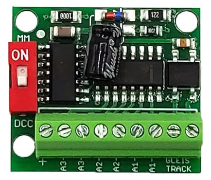 ML-Train Lichtschaltdecoder 6-Kanal mit 18 Effekten - Ideal für den Landschaftsbau - Gartenbahn Spur G Zubehör
