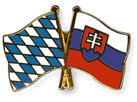 Bayern-Slowakei Freundschafts Pin Flaggen Pin Freundschaftspin Anstecker Flaggenpin