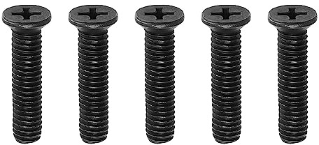 SG Store Tornillo adaptador de vástago de portabrocas M5 x 25 mm, tornillo de fijación de acero al carbono, rosca izquierda para adaptador de vástago de portabrocas UNF, color negro