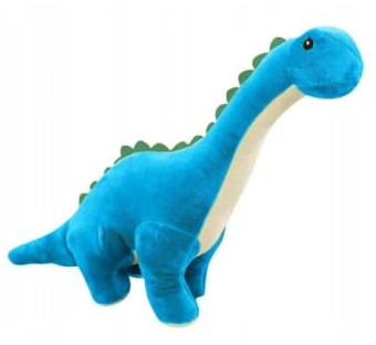 Gustaw Dino Tobi Kuscheltier Groß XXL, Dinosaurier Gross Plüschtier Spielzeug Stofftier Plüschtier Dekoration, Kinder, Baby - XXL Dino Tyrannosaurus Plüschsaurier (blau, 110cm)