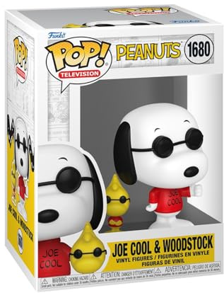 Funko POP! & Buddy: Peanuts - Joe Cool & Woodstock | Offizieller Fanartikel und Merch - Vinyl Sammelfigur als Regal Deko - Geschenkidee zum Geburtstag für Fans und Sammler