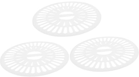 TOGEVAL 3pcs Plastic White Washing Machine Accessories Replacement Semi Automatic Spin Cap Cover 27cm for Spin Dryer Tub
