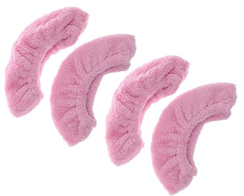Happyyami 2 Paar Jungen und Mädchen Eislaufen Abdeckungen Elastische Plüsch Saugfähigen Handtuch Hockey Skate Wachen Licht