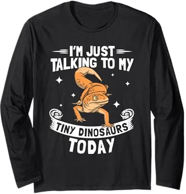 Gargoyle Gecko Reptile Lover | Funny Lizard Pet Owner Long Sleeve T-Shirt