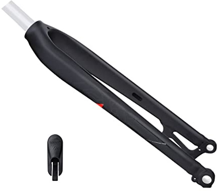 WIQUYBML Forcella per Bicicletta da Strada in Lega di Alluminio Ultraleggera 26/27,5/29 MTB Anteriore per Bici da 28,6 mm Tubo Dritto Freno a Disco Mountain sgancio rapido/Perno Passante 100 mm