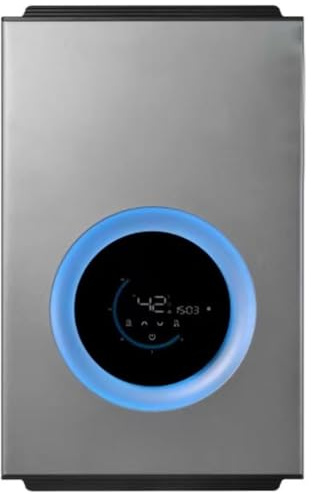 Scaldabagno a gas, display LCD, campeggio casa/esterno, gas naturale, temperatura costante, facile da installare