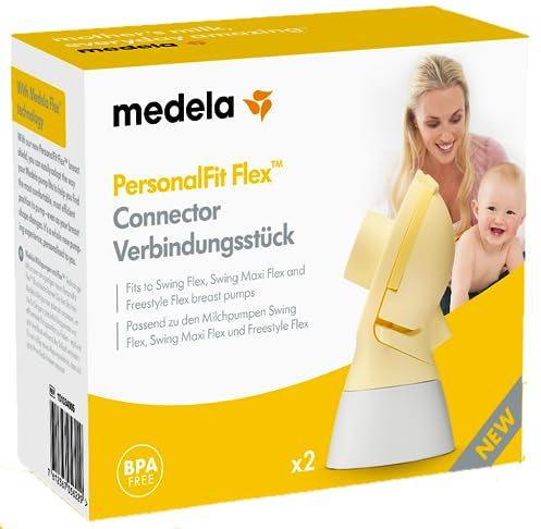 Medela PersonalFit Flex Verbindungsstück für Milchpumpe, kompatibel mit Milchpumpen von Swing Flex, Maxi Flex von Medela