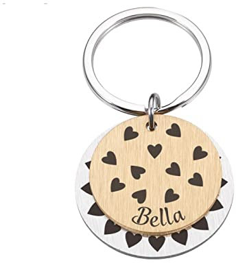 Personalized Anti-lost Dog ID Tag Dog Collar Heart Pattern Custom Nameplate Engrave Cat Name Dog Pendant Pet Dog Accessory,Gold