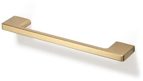 TUNNY 10 Pack Classic Cabinet Handles-5/128mm Screw Spacing Champagne Bronze Furniture Hardware Handles for Kitchen Cabinets Bedroom Cabinet Pull