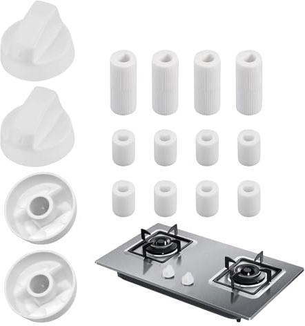 Lot de 4 boutons de commande de de cuisson - Poignées de rechange
