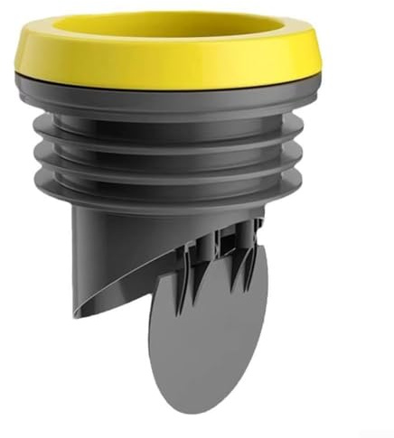 Guarnizione a flangia per WC per una maggiore efficienza di scarico, previene odori e insetti delle fognature con PVC resistente