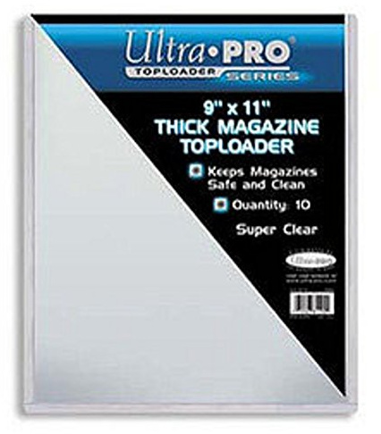 Ultra Pro 9 X 11-1/4 Thick Magazine Toploader Sleeves – 10 Pack