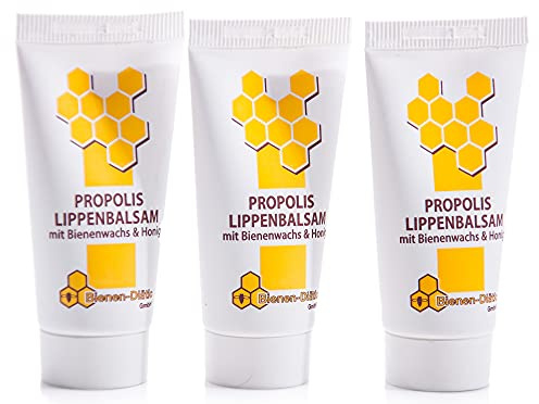 Bienen-Diätic GmbH Lippenbalsam mit Propolis, Tube 15 ml, 3er Pack