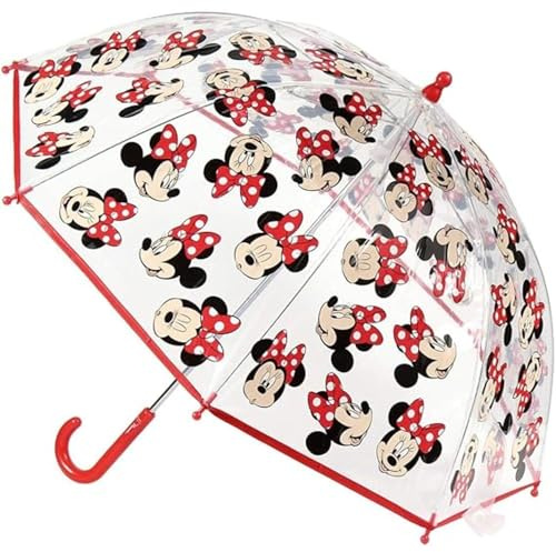 CERDÁ LIFE'S LITTLE MOMENTS - Parapluie Dôme Manuel par Minnie Mouse - Licence Officielle Disney Taille Unique Assorti