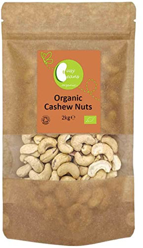 Organic Cashew Nuts by Busy Beans Organic (2kg)